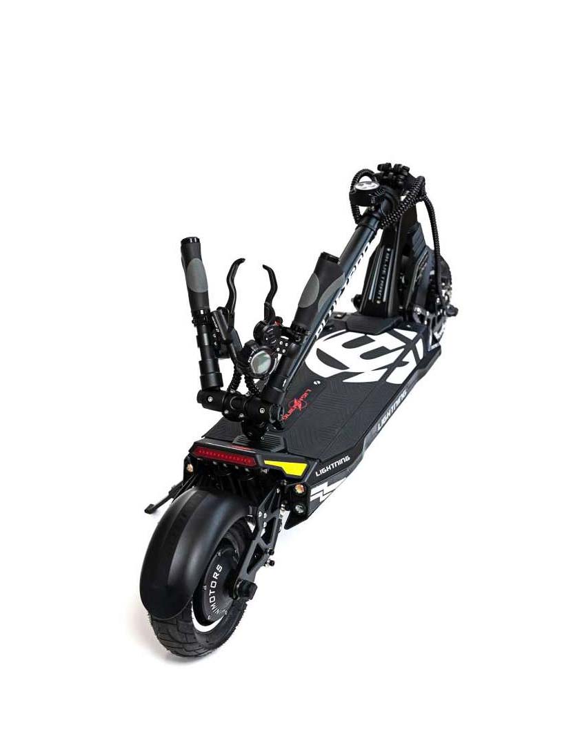 Bluetran Lightning Potente scooter elettrico veloce a lunga autonomia piegato
