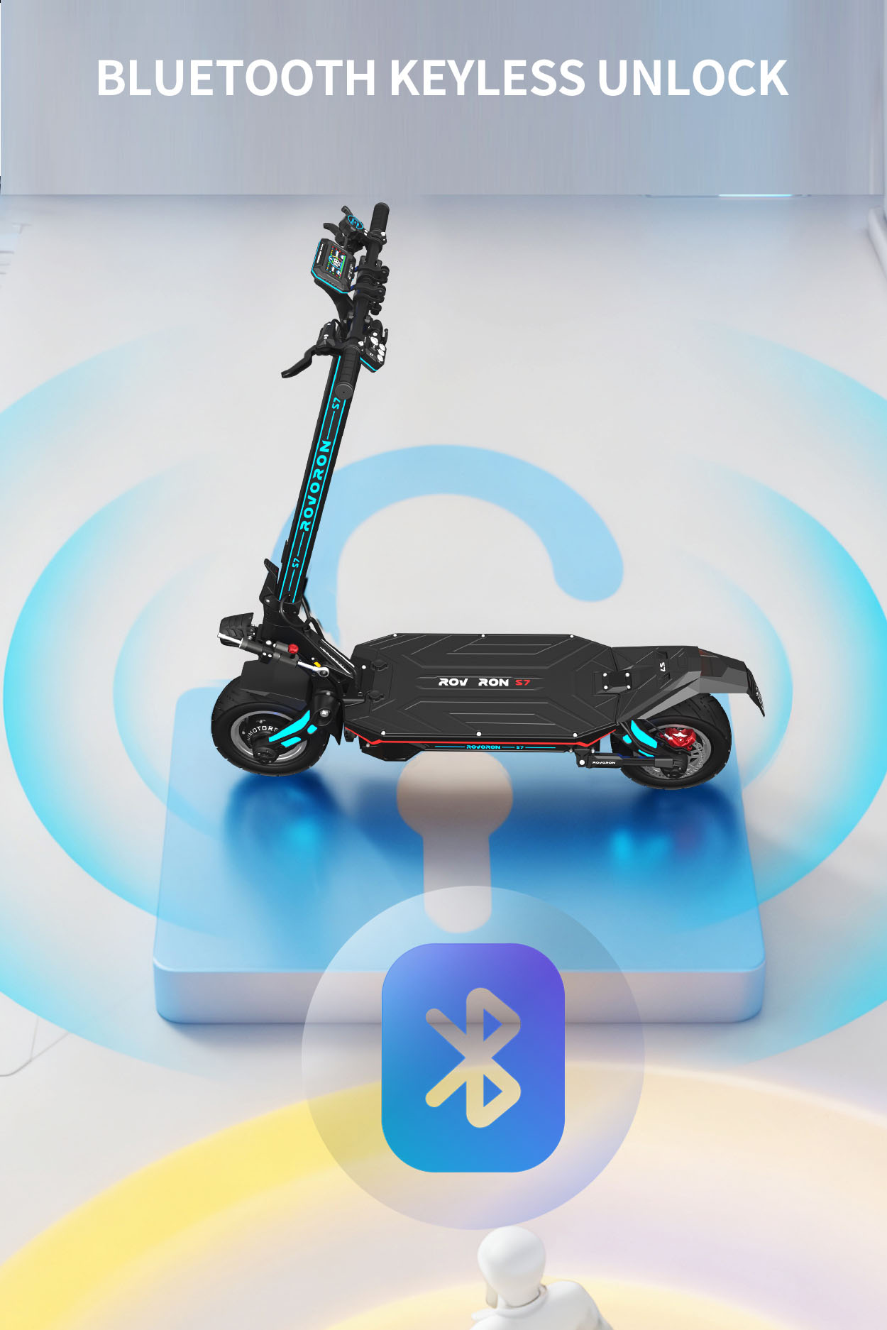 Sblocco senza chiave tramite Bluetooth