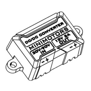 [DC DC Converter 20V 90V IN 12V 3A OUT for Dualtron Thunder] 3A DC Converter for Dualtron Thunder Ultra DT X .