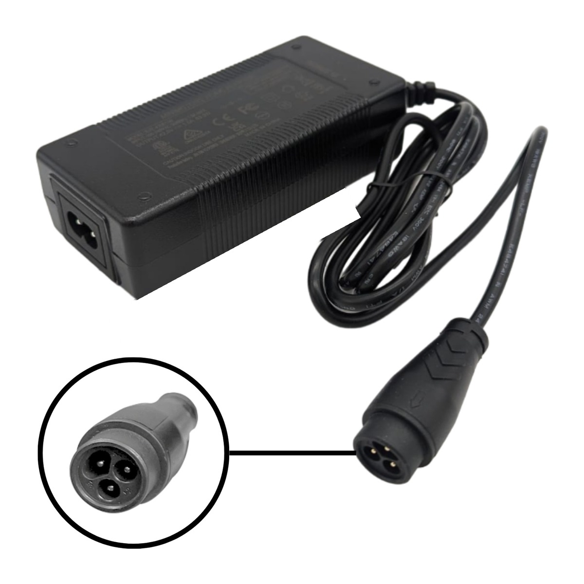 Charger 66.4V 1.75A V2 for Dualtron and Teverun Charger 66.4V 1.75A V2 for Dualtron and Teverun
