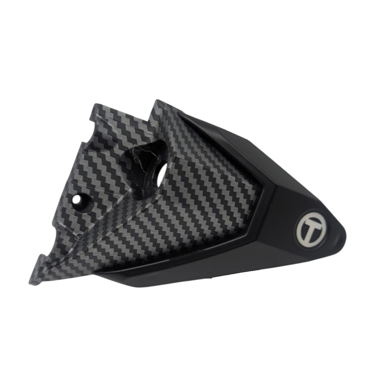Front Left / Rear Right Deck LED Bracket Carbon Effect for Teverun Fighter 11+ Front Left / Rear Right Deck LED Bracket Carbon Effect for Teverun Fighter 11+